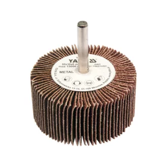 YATO Lamellenschleifscheibe mit Schaft 60 x 30 x 6 mm / P40