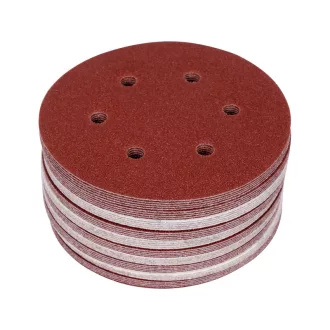 YATO Klettschleifscheibe 150 mm / P60 6-Loch (50 Stück)