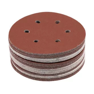 YATO Klettschleifscheibe 150 mm / P120 6-Loch (50 Stück)