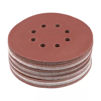 YATO Klettschleifscheibe 150 mm / P150 8-Loch (50 Stück)