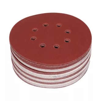 YATO Klettschleifscheibe 150 mm / P180 8 Löcher (50 Stück)