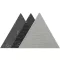 YATO Schleifgitter Delta, Klettverschluss 280 mm / P120 (3 Stück)