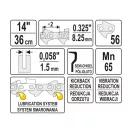 YATO Kettensägenkette 13" 0,325" 1,5 mm 56 Glieder
