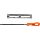 YATO Rundkettenfeile mit Führung und Griff 4,0 mm