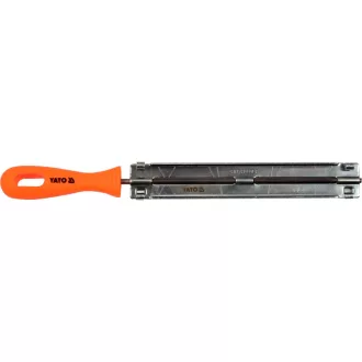 YATO Rundkettenfeile mit Führung und Griff 4,8 mm