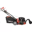 YATO Selbstfahrender Benzin-Rasenmäher 3-Rad 530 mm