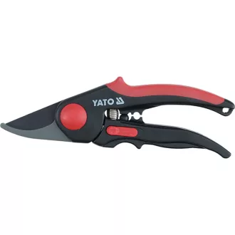   YATO Gartenschere mit 210 mm teflonbeschichteter Klinge, Kunststoffhülle