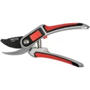 YATO Gartenschere 220 mm Aluminium mit teflonbeschichtetem Seitenschneider