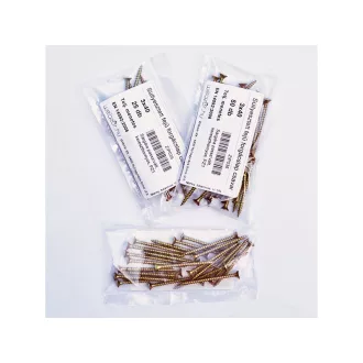   Spanplattenschraube (Holzschraube) SF Vollgewinde 4,5x60 (30 Stück)