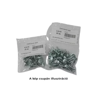 Opel-Schraube Stahl verzinkt 4,2x40 (50 Stück)