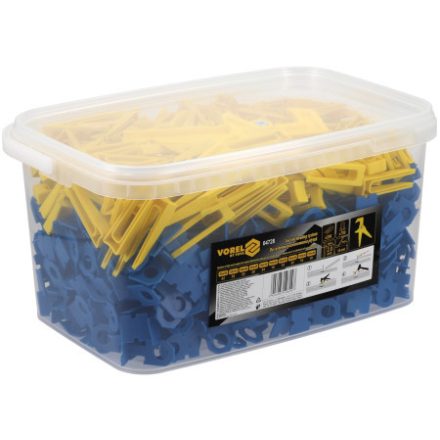 VOREL Fliesenleger-Set 2 mm (700 Fuß + 200 Keil+ Zange)