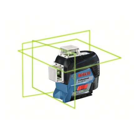 BOSCH GLL 3-80 CG grün Linienlaser (ohne Akku und Ladegerät) in L-Boxx
