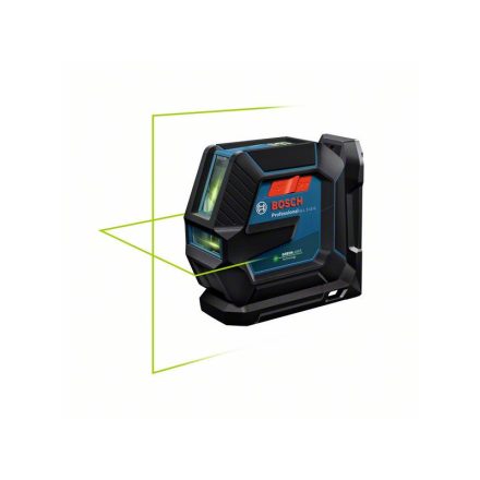 BOSCH Kreuzlinienlaser (grün) GLL 2-15 G im Koffer + Wandhalterung + Laserzieltafel