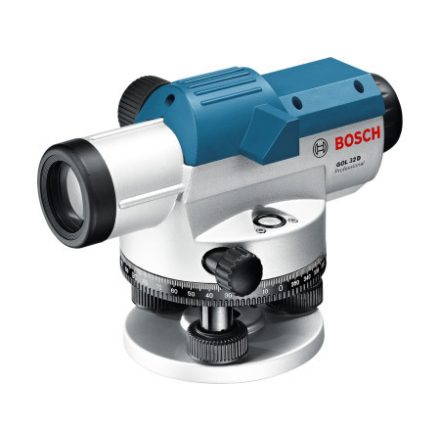 BOSCH Optisches Nivelliergerät GOL 32 D + BT 160 Stativ + GR 500 Messlatte