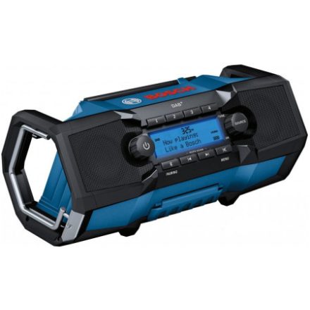 BOSCH Digitalradio GB 18V-2 SC im Karton (DAB+, Bluetooth, FM und AUX) IP 54