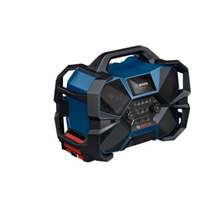 BOSCH Akku-Radio/Lader 12V / 18V GPB 18VH-6 SRC (DAB+, Bluetooth, FM und AUX) IP 54