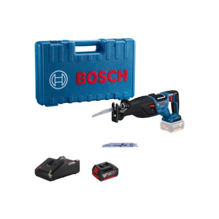 BOSCH Akku-Säbelsäge GSA 185-LI im Koffer (1 x 5,0 Ah Akku + Schnellladegerät)