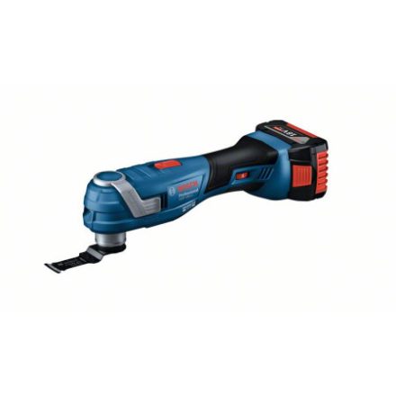 BOSCH Akku-Multifunktionsgerät GOP 185-LI mit Geschwindigkeitsregler im Koffer (1 x 4,0 Ah Akku + Ladegerät + Zubehör)