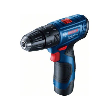 BOSCH Akku-Schlagbohrschrauber GSB 120-LI im Koffer (2 x 2,0 Ah Akkus + Ladegerät)