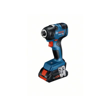 BOSCH Akku-Schlagschrauber GDR 18V-200 im L-Koffer (2 x 4,0 Ah Akkus + Ladegerät)