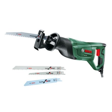 BOSCH Säbelsäge PSA 700 E + 3-teiliges Sägeblattset / 710 W