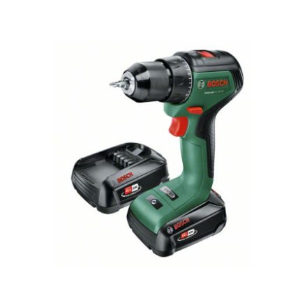 BOSCH Akku-Schlagbohrschrauber UniversalImpact 18V-EC 60 Nm im Koffer (2 x 2,0 Ah Akku + Ladegerät)