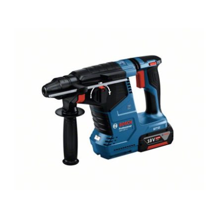 BOSCH Akku-Bohrhammer GBH 187-LI im Koffer (2 x 5,0 Ah Akkus + Schnellladegerät)
