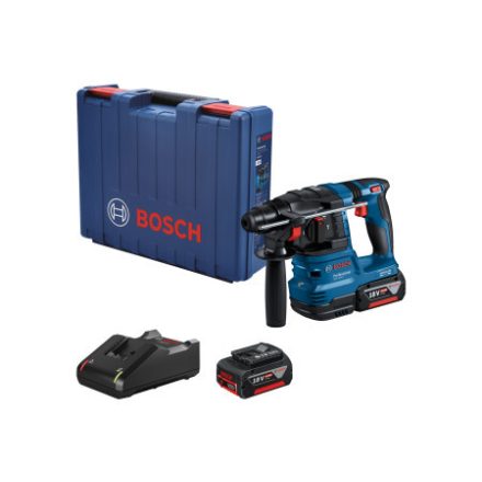 BOSCH Akku-Bohrhammer GBH 185-LI im Koffer (2 x 4,0 Ah Akkus + Schnellladegerät) SDS-Plus