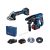 BOSCH Akku-Winkelschleifer GWS 180-LI + Akku-Bohrhammer GBH 180-LI (2 x 4,0 Ah Akkus + Ladegerät) XL