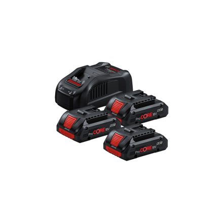 BOSCH Akkusatz ProCORE 18V / 3 x 4,0 Ah Akku + GAL1880 CV Schnellladegerät