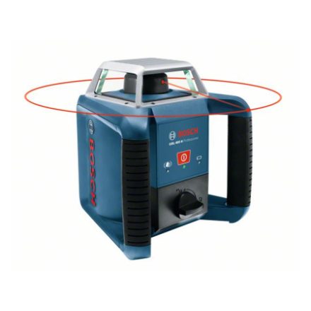 BOSCH GRL 400 H Rotationslaser + BT 170 HD Stativ + GR 240 Messlatte + LR 1 Laserempfänger
