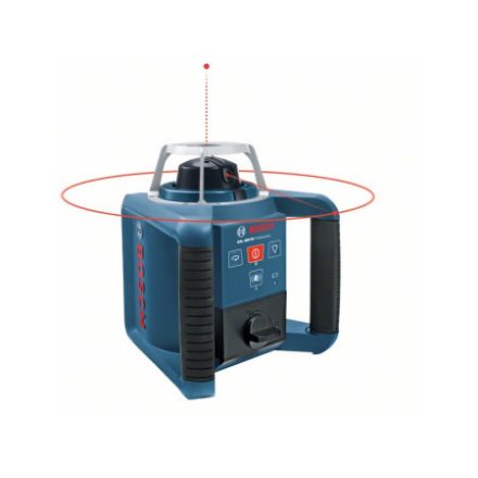 BOSCH GRL 300 HV Rotationslaser + BT 300 Stativ + GR 240 Messlatte + LR 1 Laserempfänger + RC 1 Fernbedienung