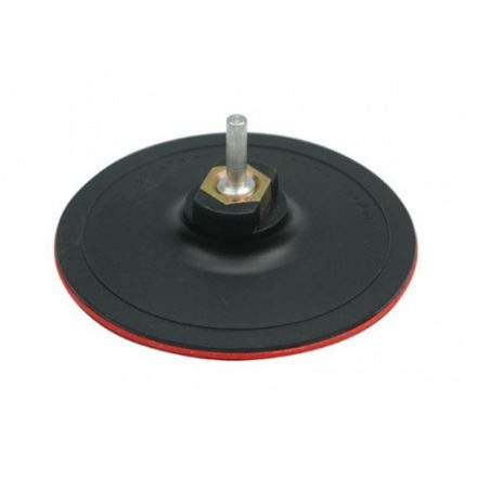 VOREL Klettgummiplatte 125 mm M14 + 6 mm Stiftadapter