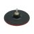 VOREL Klettgummiplatte 125 mm M14 + 6 mm Stiftadapter