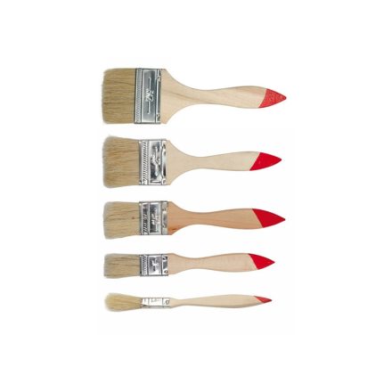 Pinselset mit 5-teiligem Holzgriff 0,5-2,5"
