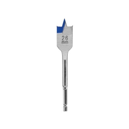 IRWIN Flachholzbohrer 26 x 152 mm Bit Blue Groove 4x