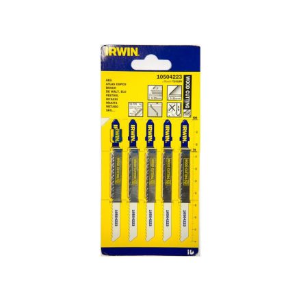 IRWIN Stichsägeblatt T101BR 74/2,5 mm HCS (5 Stück)