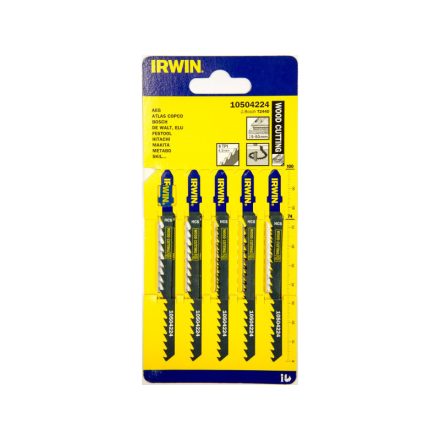 IRWIN Stichsägeblatt T244D 74/2,5 mm HSS (5 Stück)