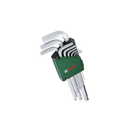 BOSCH Kugelkopf-Inbusschlüssel-Set 9-teilig S2