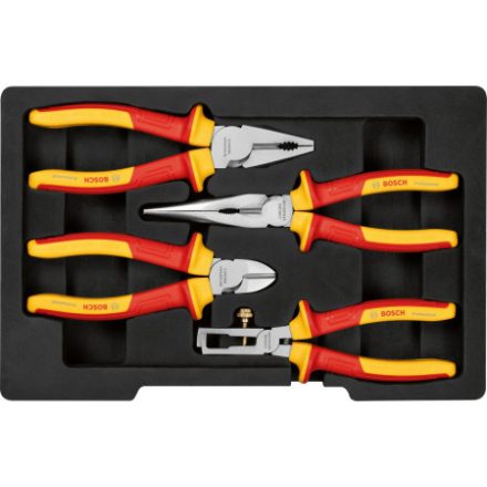 BOSCH Zangen-Set 4-teilig isoliert bis 1000 V CrV