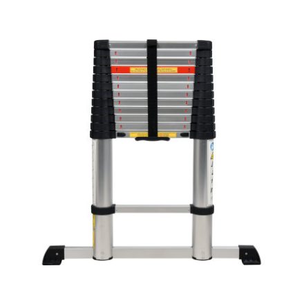 VOREL Teleskopleiter 13 Grad 3,8 m Aluminium