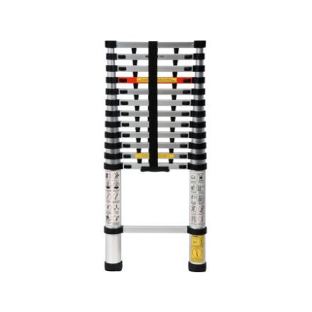 VOREL Teleskopleiter 13 Grad 3,8 m Aluminium