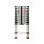 VOREL Teleskopleiter 13 Grad 3,8 m Aluminium