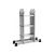 VOREL Leiter multifunktional 4 x 3 Stufen