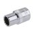 FESTA Steckschlüssel Spline 1/2" 12 mm CrV