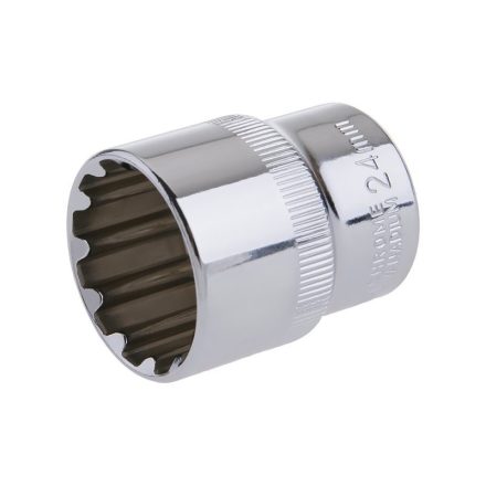 FESTA Steckschlüssel Spline 1/2" 24 mm CrV