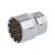 FESTA Steckschlüssel Spline 1/2" 24 mm CrV