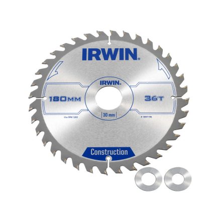 IRWIN Sägeblatt für Holz 180 x 30 mm / 36T