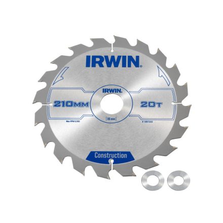 IRWIN Sägeblatt für Holz 210 x 30 mm / 20T