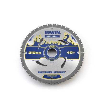IRWIN Sägeblatt für Holz 210 x 30 mm / 40Z